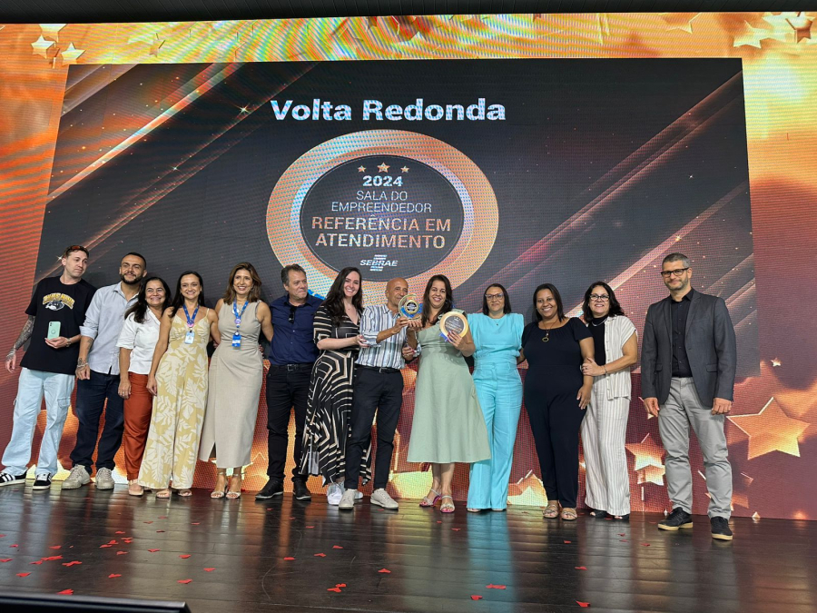 Casa do Empreendedor de Volta Redonda recebe, pelo segundo ano, o Selo Ouro de referência em atendimento do Sebrae