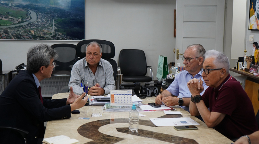 Cônsul-Geral do Japão no Rio de Janeiro visita Volta Redonda e projeta parcerias